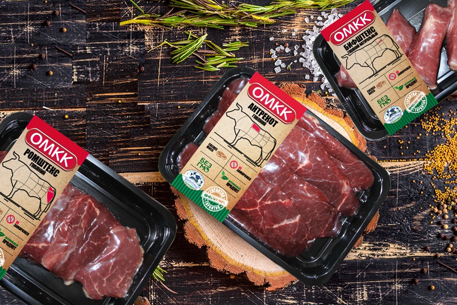 Оршанский мясоконсервный комбинат выпустил порционную  линейку стейков  из говядины в упаковке Darfresh